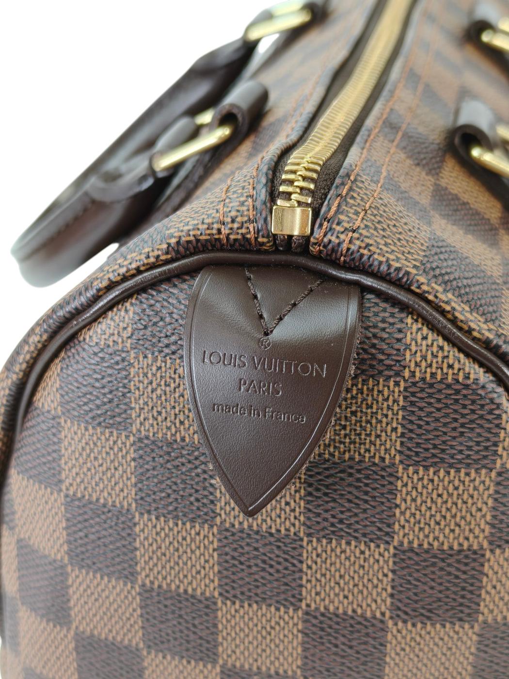 Louis Vuitton ルイヴィトン ダミエ スピーディ25 ハンドバッグ ブラウン 管理番号：11320