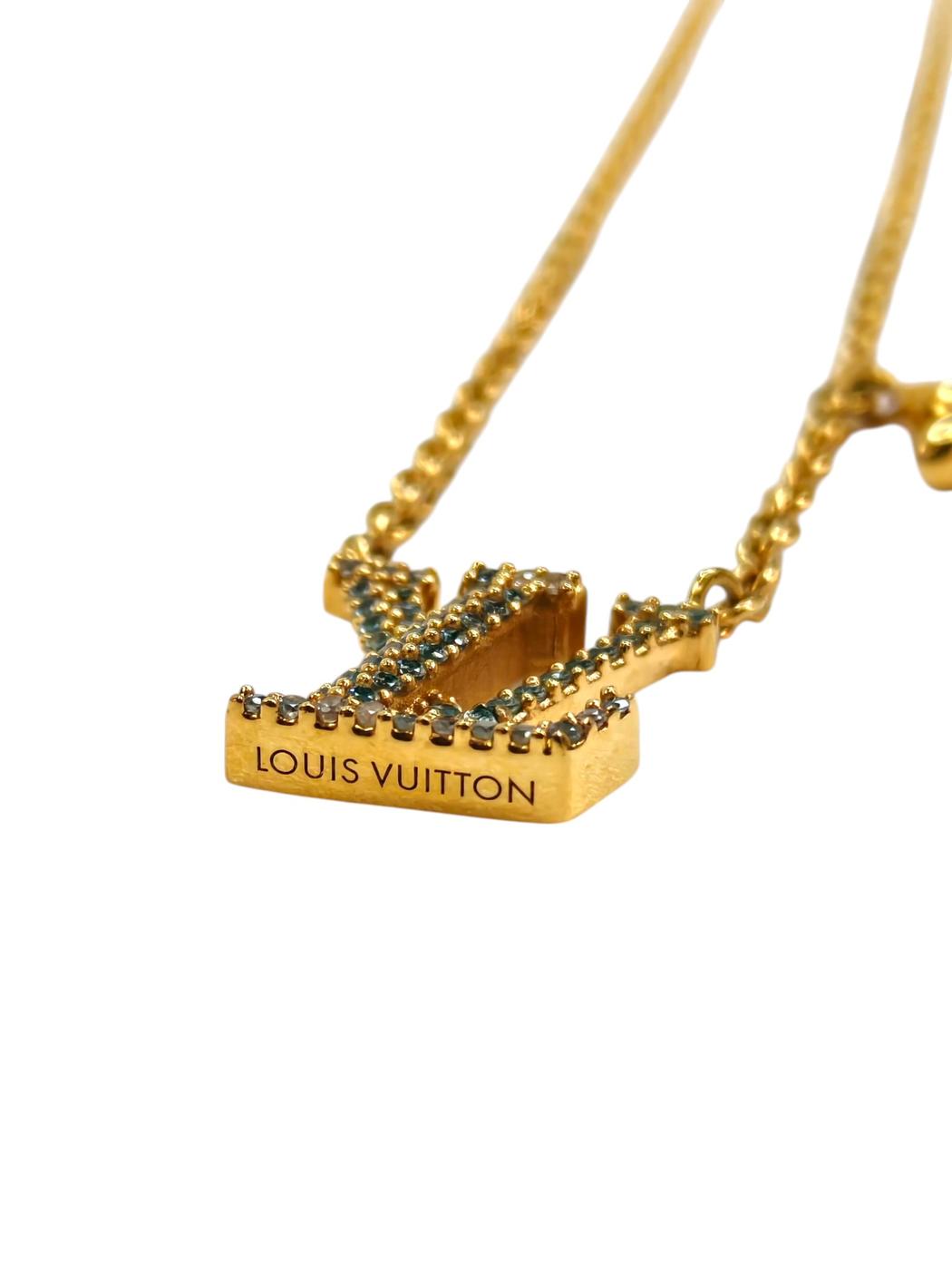 Louis Vuitton ルイヴィトン LV アイコニック ネックレス ゴールド 管理番号：11324