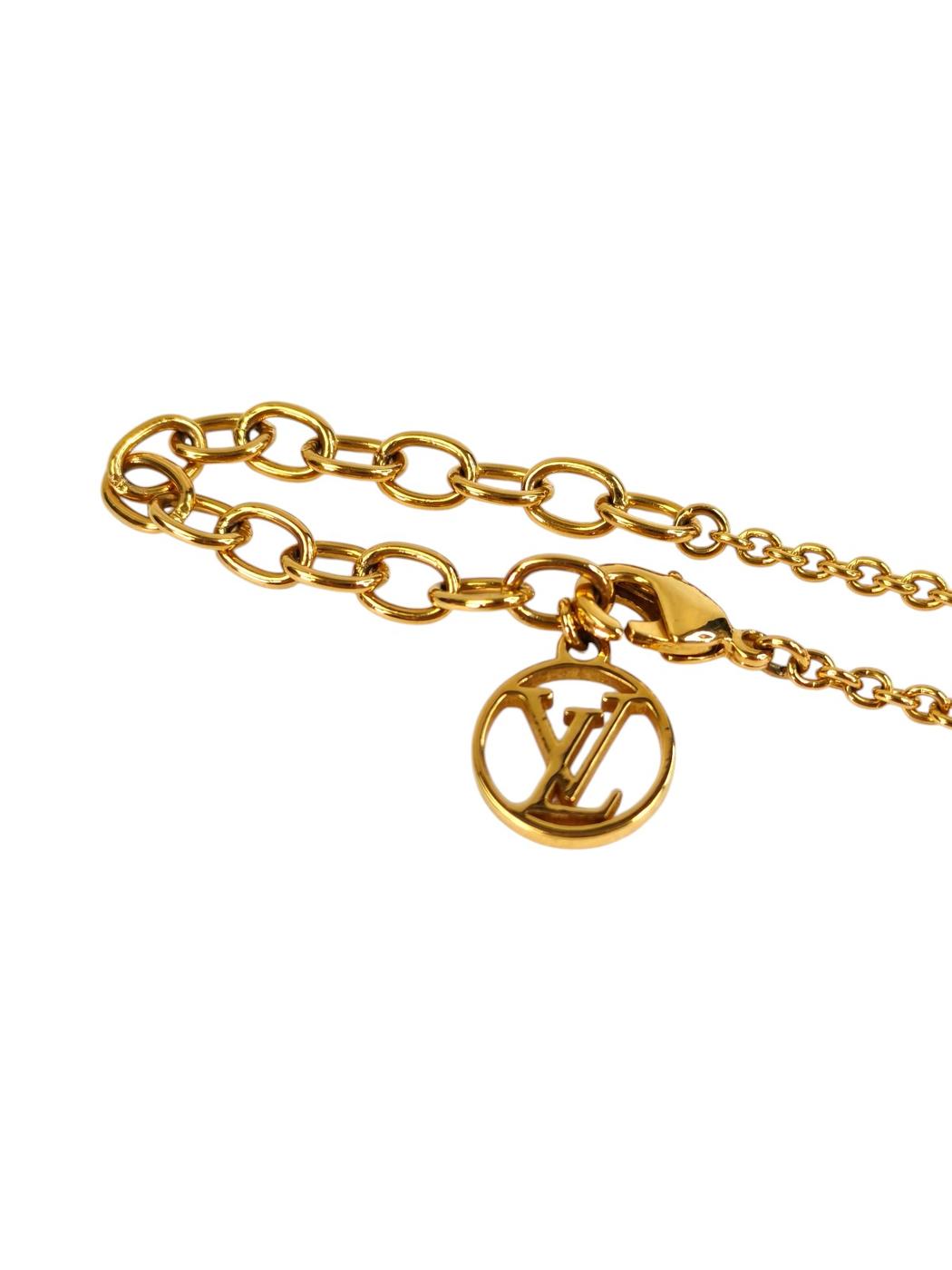 Louis Vuitton ルイヴィトン LV アイコニック ネックレス ゴールド 管理番号：11324