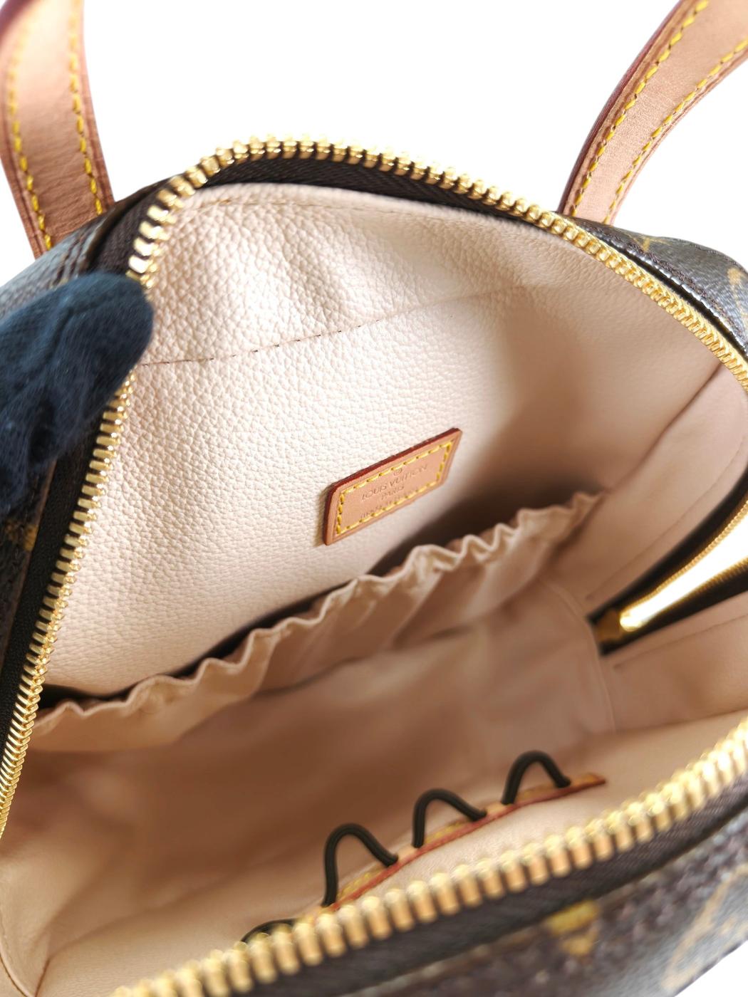 Louis Vuitton ルイヴィトン モノグラム スポンティーニ 2Way ショルダーバッグ ブラウン 管理番号：11333