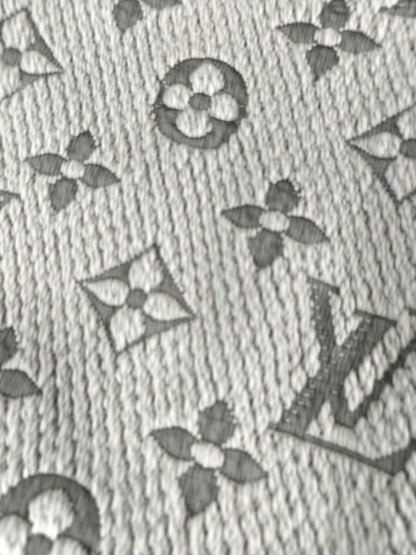 Louis Vuitton ルイ ヴィトン エシャル プ ロゴ マニア マフラー グレー 管理番号：11430