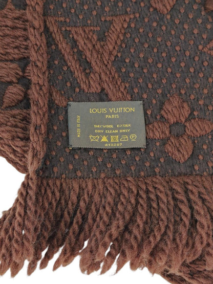 Louis Vuitton ルイ ヴィトン エシャルプ ロゴマニア マフラー ブラウン 管理番号：11434