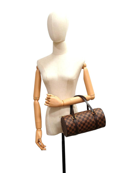Louis Vuitton ルイ ヴィトン ダミエ パピヨン26 ハンドバッグ ブラウン 管理番号：11662
