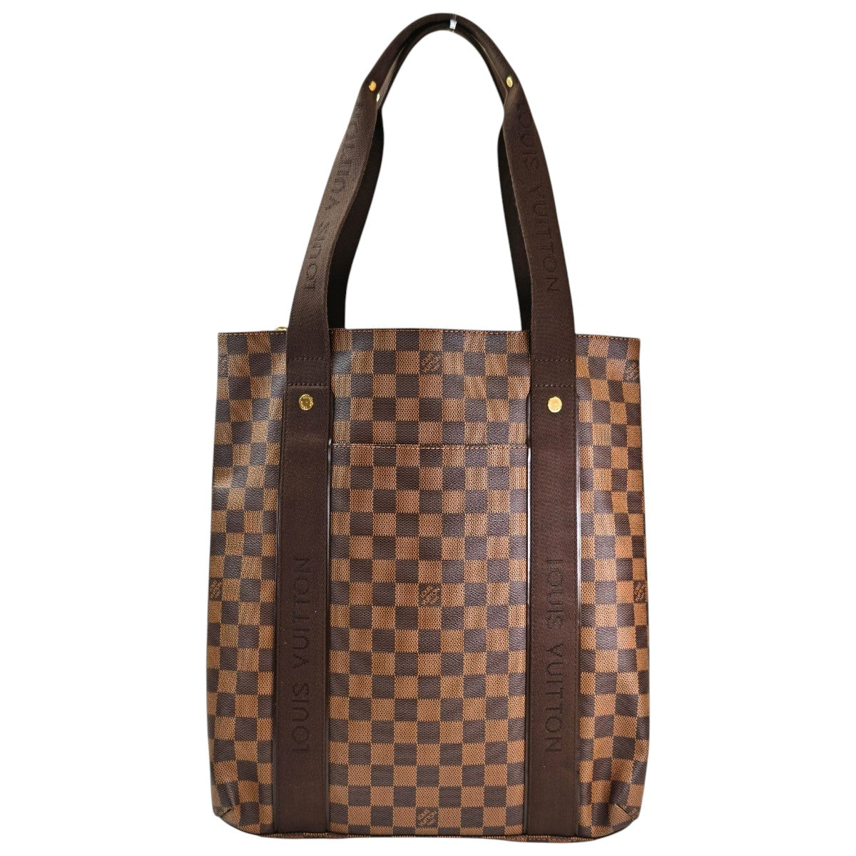 Louis Vuitton ルイ ヴィトン ダミエ カバ ボブール トートバッグ ブラウン 管理番号：11664