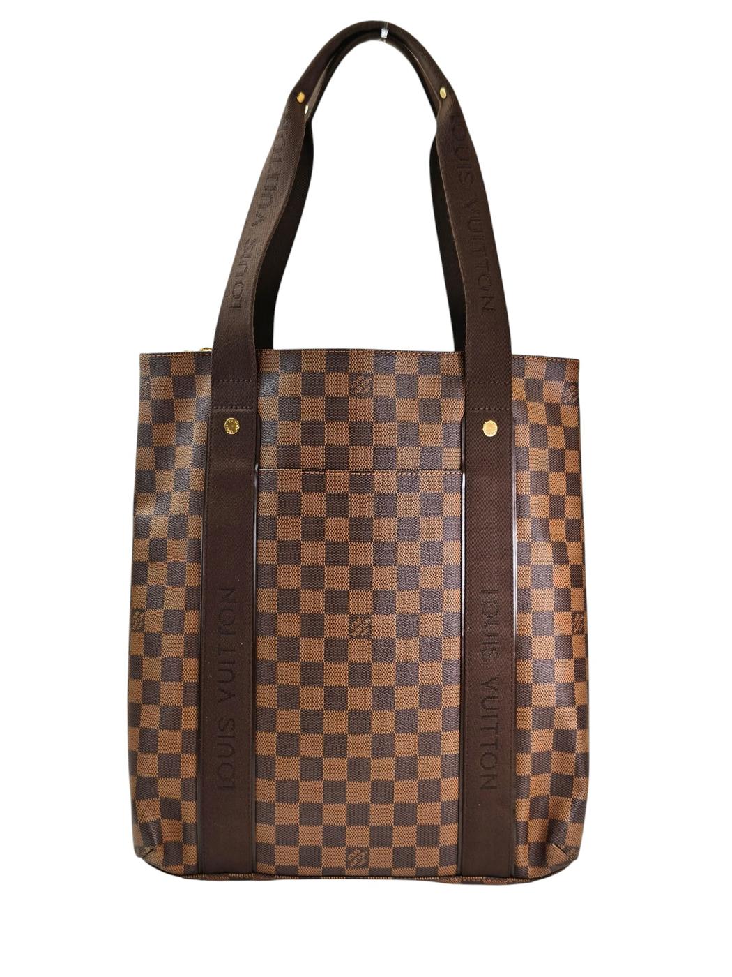 Louis Vuitton ルイ ヴィトン ダミエ カバ ボブール トートバッグ ブラウン 管理番号：11664