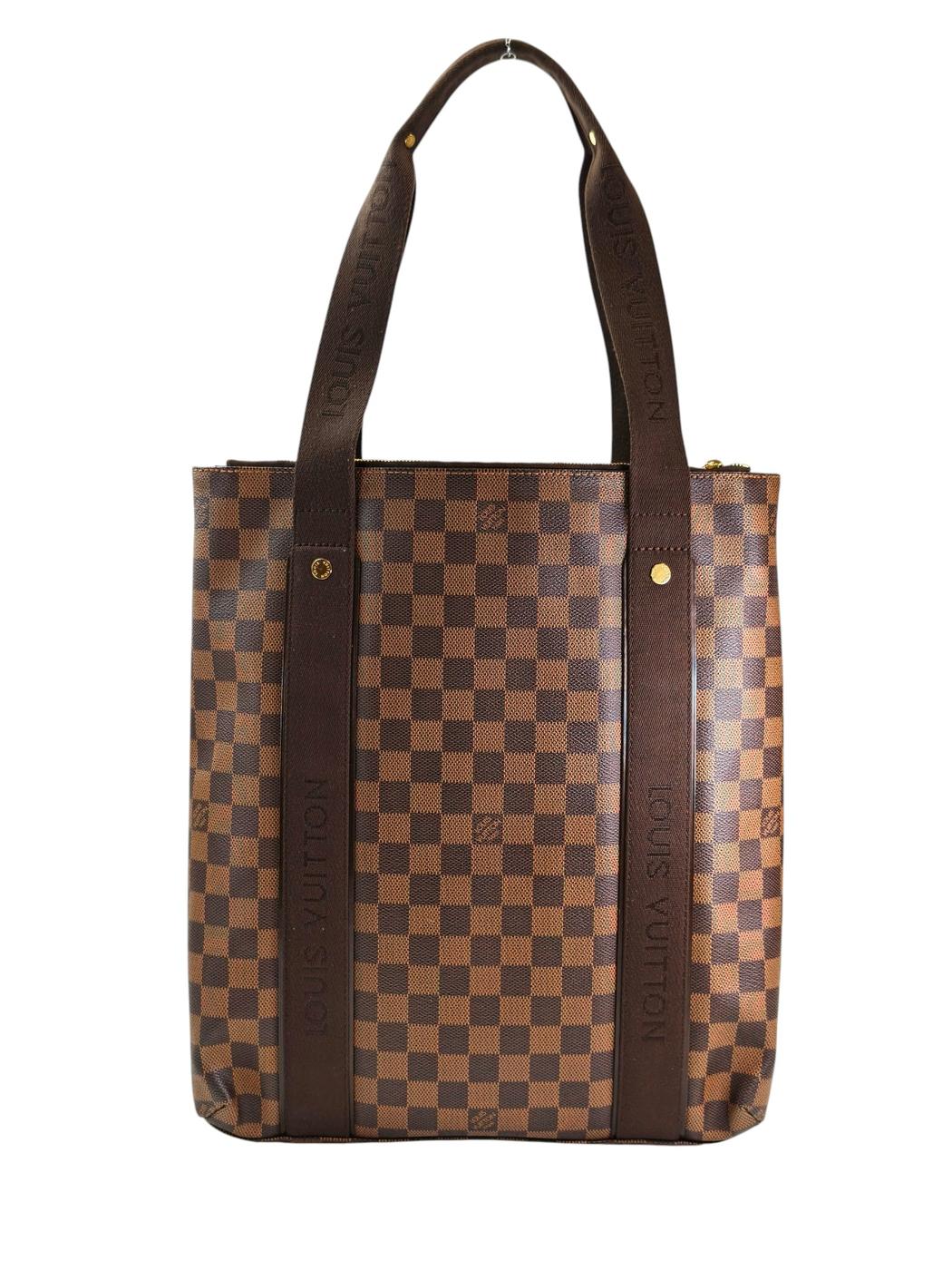 Louis Vuitton ルイ ヴィトン ダミエ カバ ボブール トートバッグ ブラウン 管理番号：11664