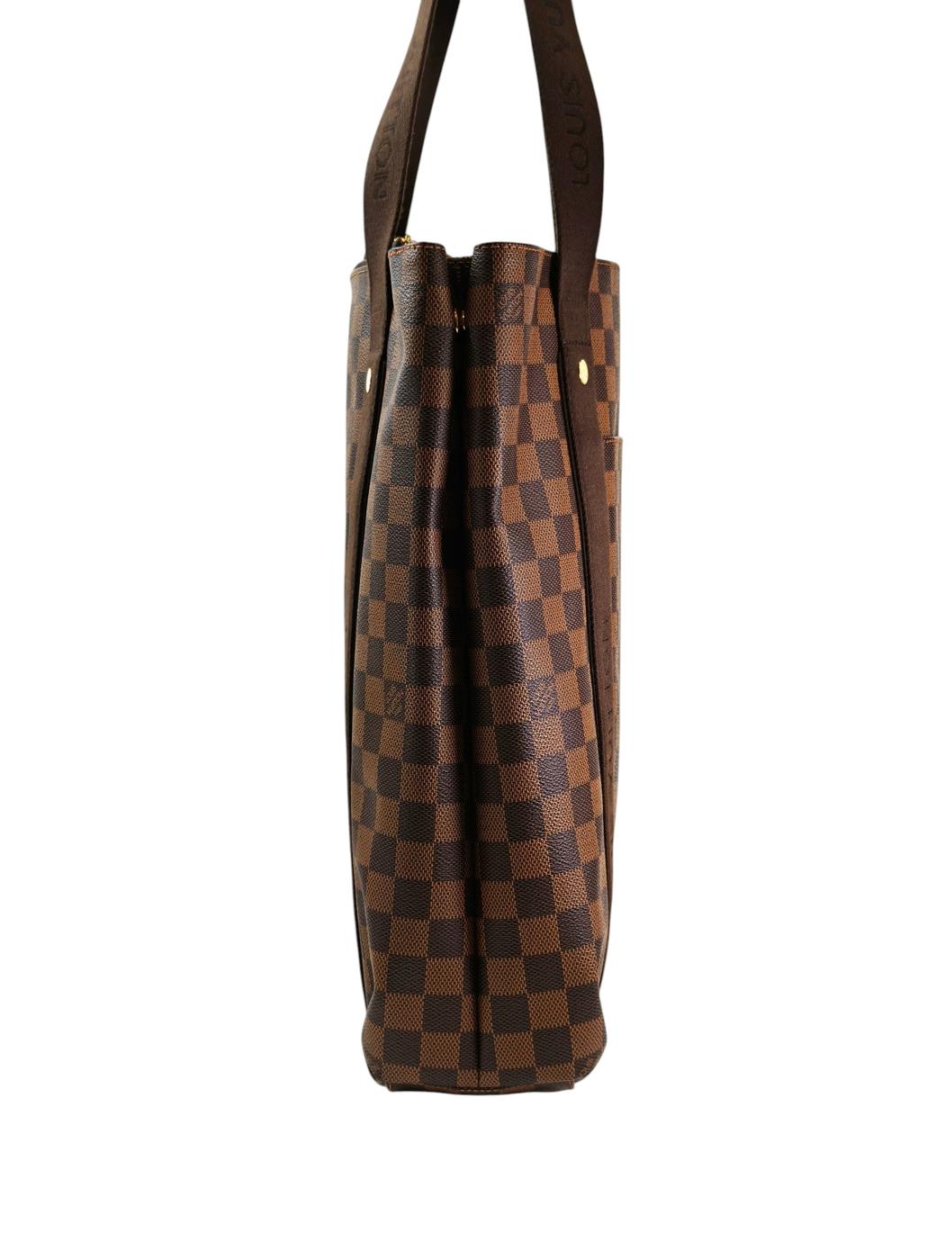 Louis Vuitton ルイ ヴィトン ダミエ カバ ボブール トートバッグ ブラウン 管理番号：11664
