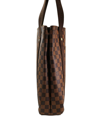 Louis Vuitton ルイ ヴィトン ダミエ カバ ボブール トートバッグ ブラウン 管理番号：11664