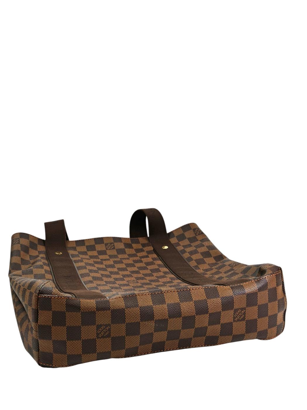 Louis Vuitton ルイ ヴィトン ダミエ カバ ボブール トートバッグ ブラウン 管理番号：11664