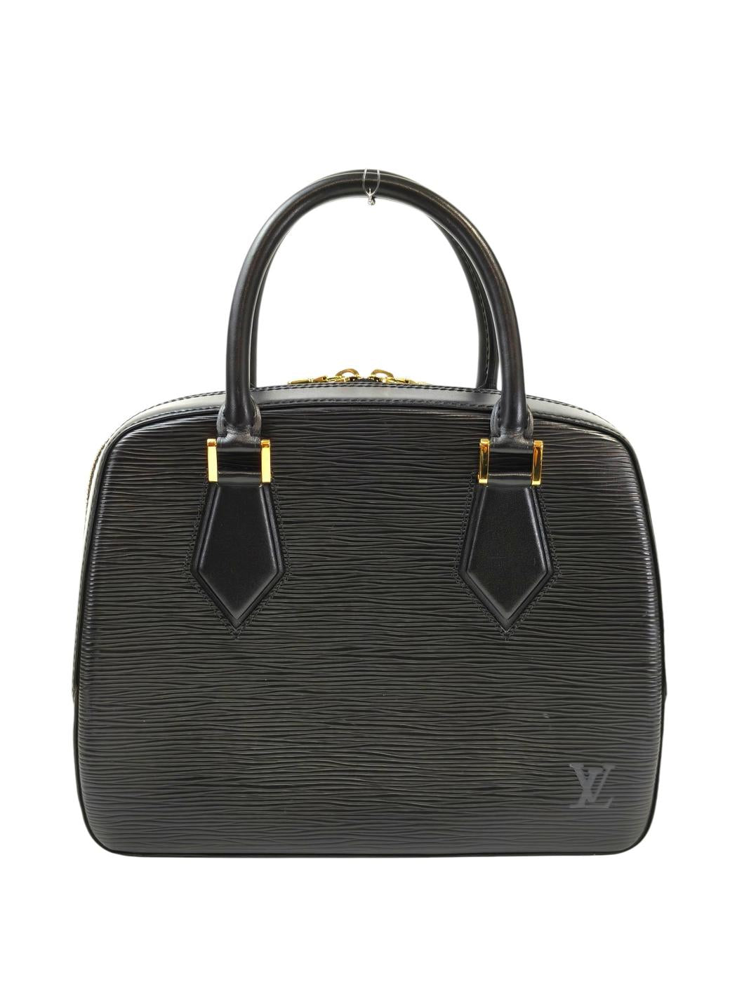 Louis Vuitton Epi Sablon Handbag Black Item Number: 11692