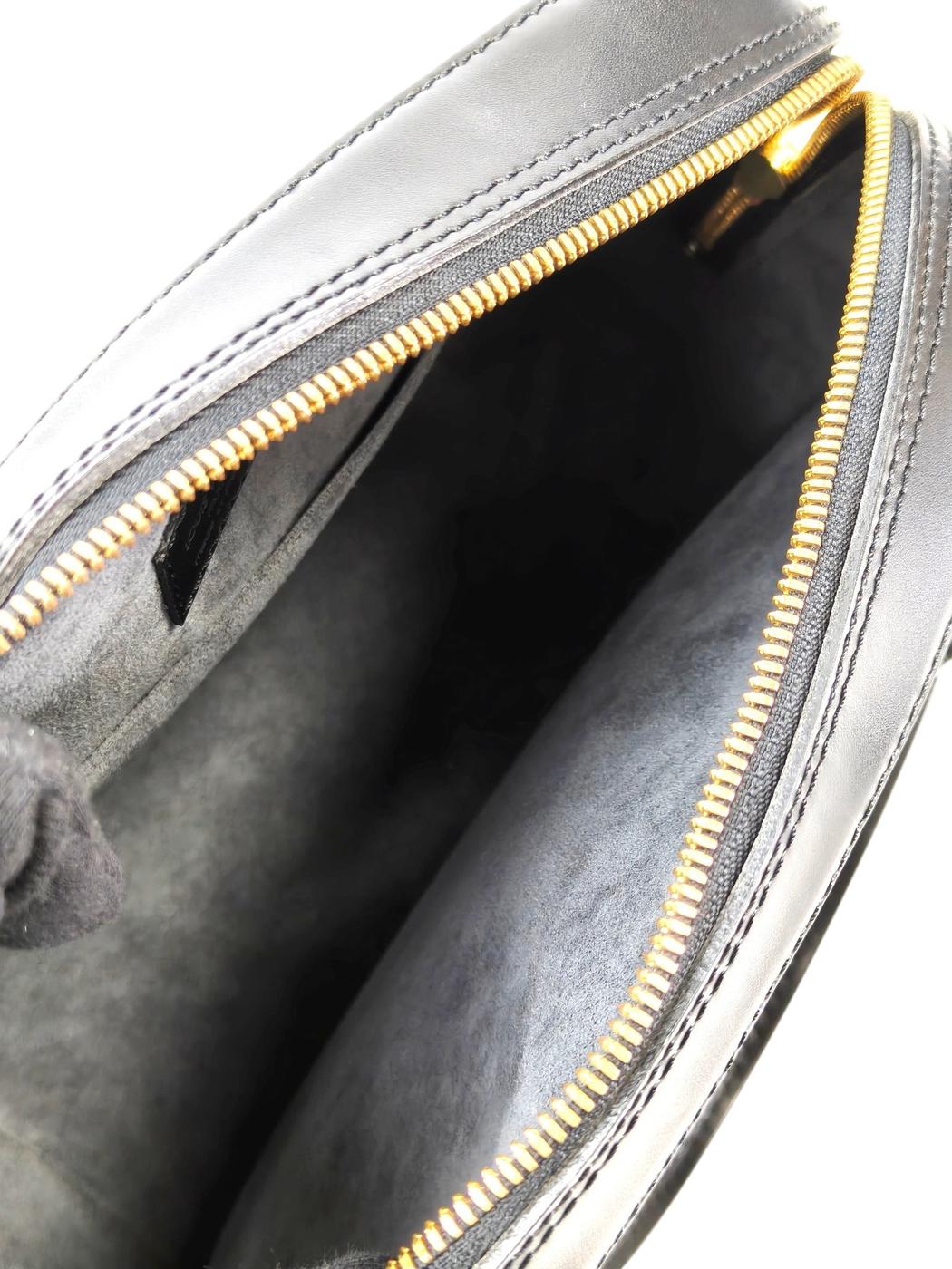 Louis Vuitton Epi Sablon Handbag Black Item Number: 11692