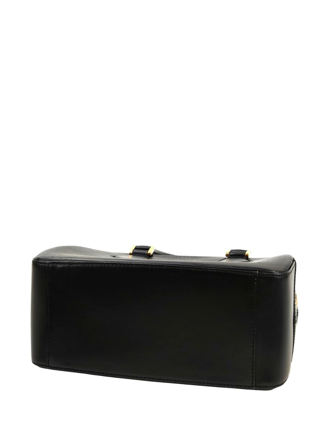 Louis Vuitton Epi Sablon Handbag Black Item Number: 11692