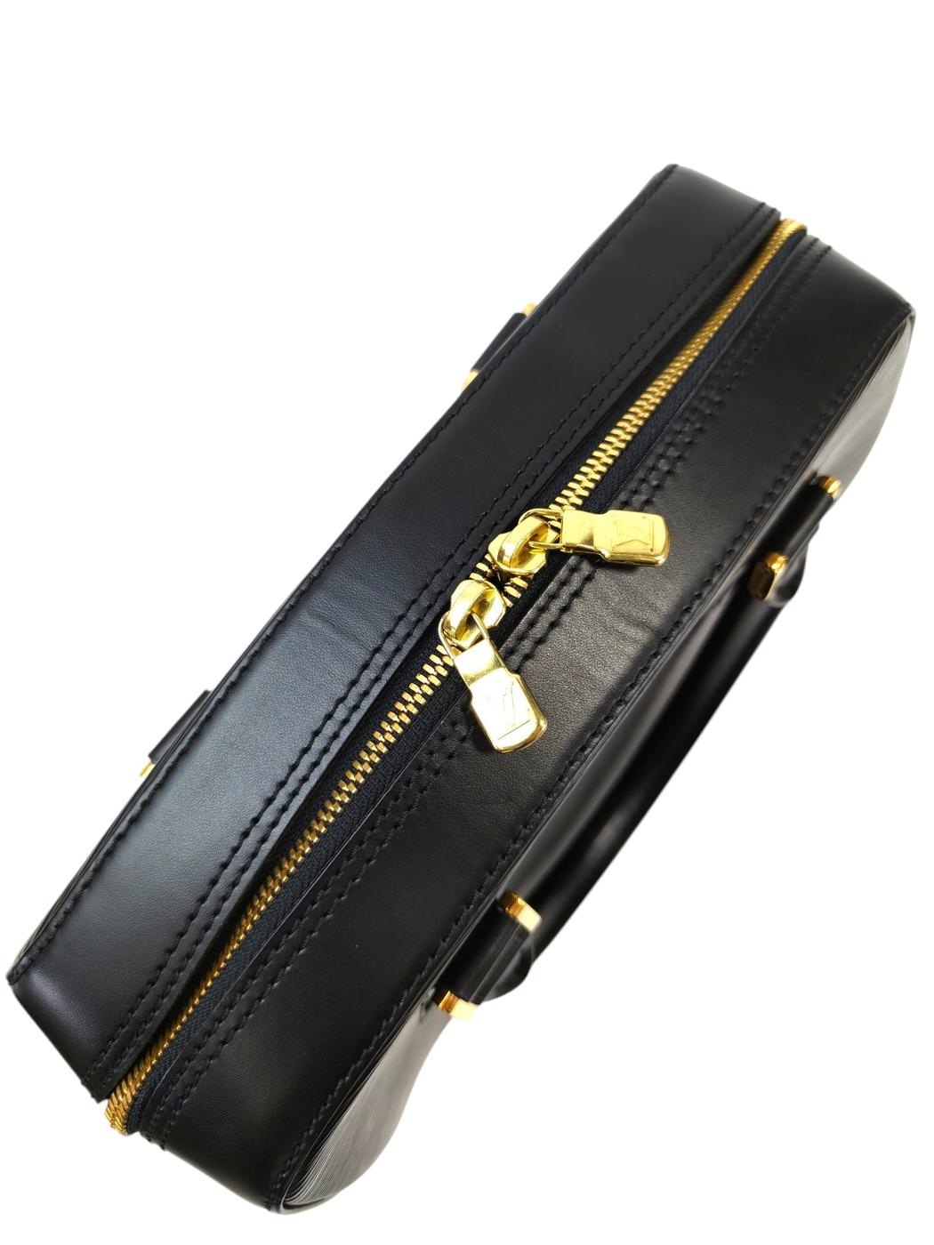 Louis Vuitton Epi Sablon Handbag Black Item Number: 11692