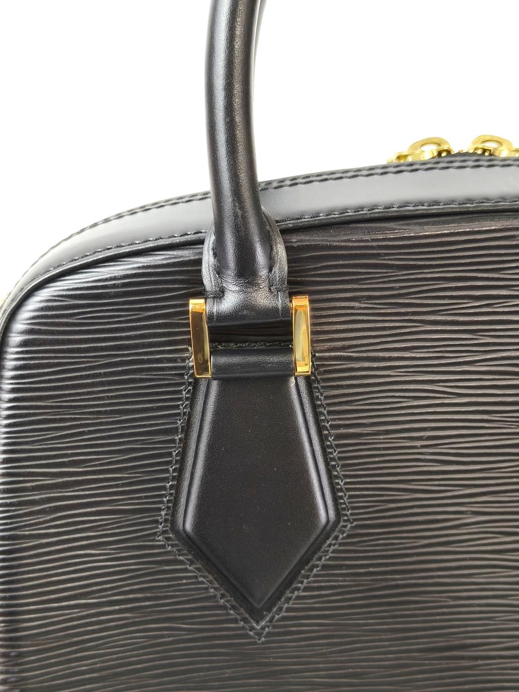 Louis Vuitton Epi Sablon Handbag Black Item Number: 11692