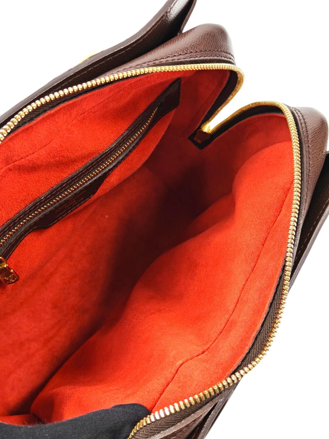Louis Vuitton ルイ ヴィトン ダミエ トリアナ ハンドバッグ ブラウン  管理番号：11701