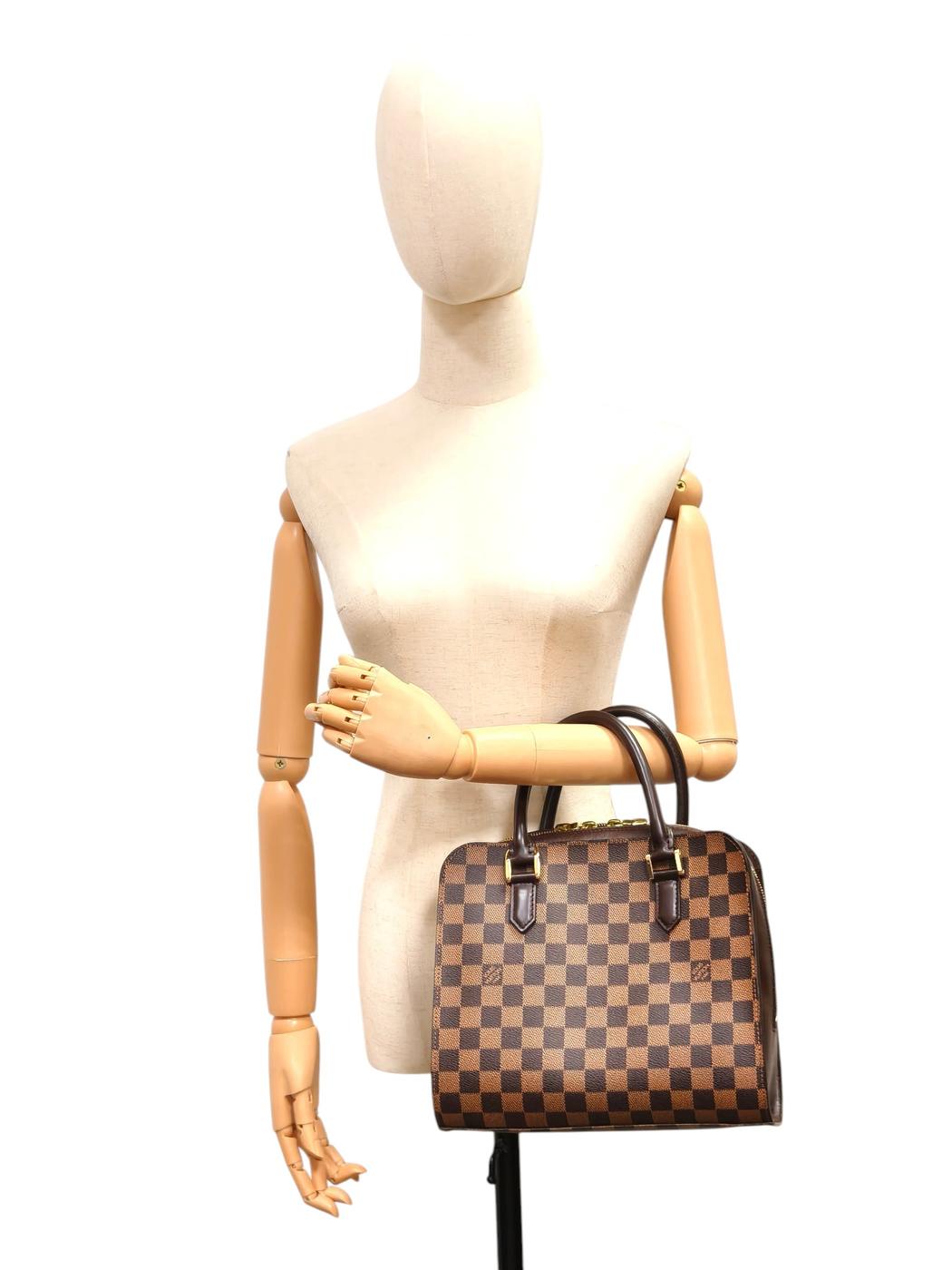 Louis Vuitton ルイ ヴィトン ダミエ トリアナ ハンドバッグ ブラウン  管理番号：11701
