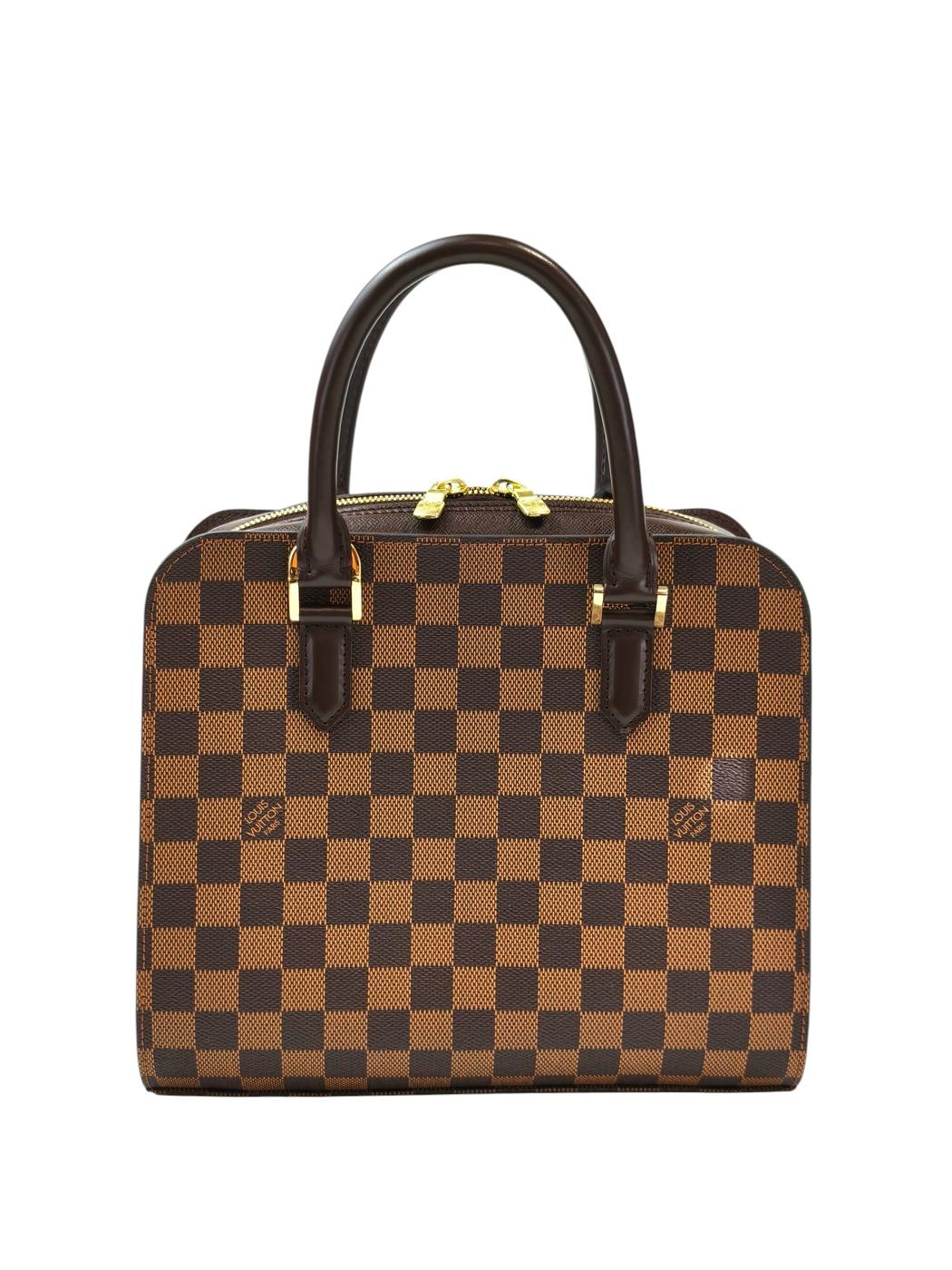 Louis Vuitton ルイ ヴィトン ダミエ トリアナ ハンドバッグ ブラウン  管理番号：11701