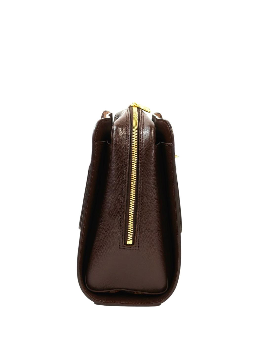 Louis Vuitton ルイ ヴィトン ダミエ トリアナ ハンドバッグ ブラウン  管理番号：11701