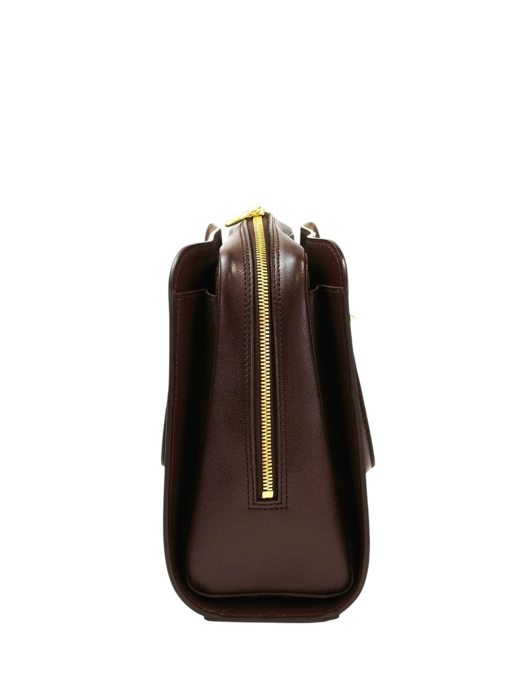 Louis Vuitton ルイ ヴィトン ダミエ トリアナ ハンドバッグ ブラウン  管理番号：11701