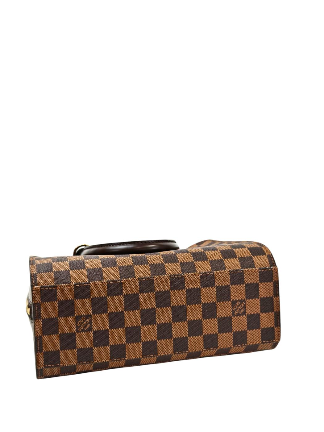 Louis Vuitton ルイ ヴィトン ダミエ トリアナ ハンドバッグ ブラウン  管理番号：11701