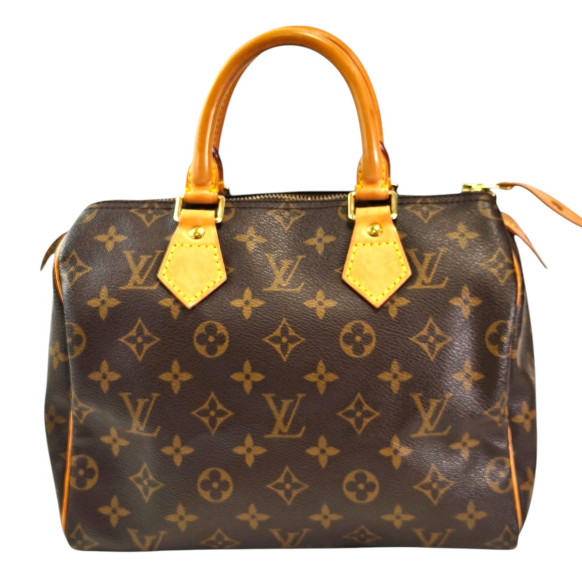 Louis Vuitton ルイ ヴィトン モノグラム スピーディ25 ハンドバッグ ブラウン  管理番号：11719