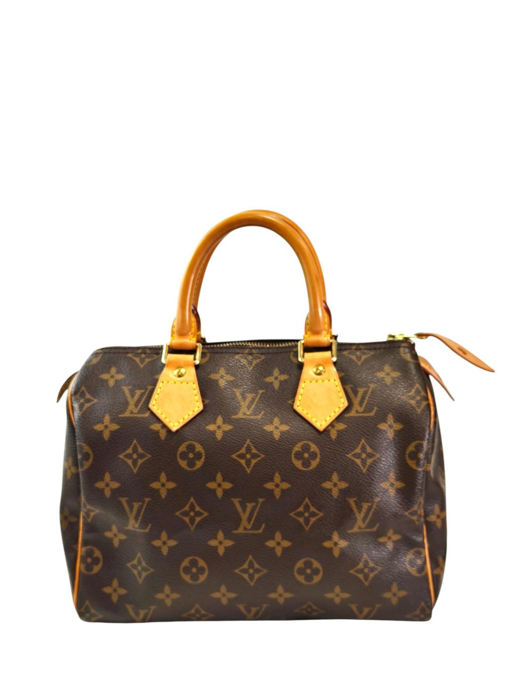 Louis Vuitton ルイ ヴィトン モノグラム スピーディ25 ハンドバッグ ブラウン  管理番号：11719