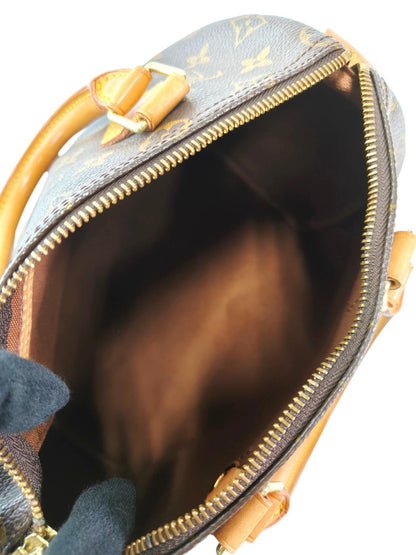 Louis Vuitton ルイ ヴィトン モノグラム スピーディ25 ハンドバッグ ブラウン  管理番号：11719