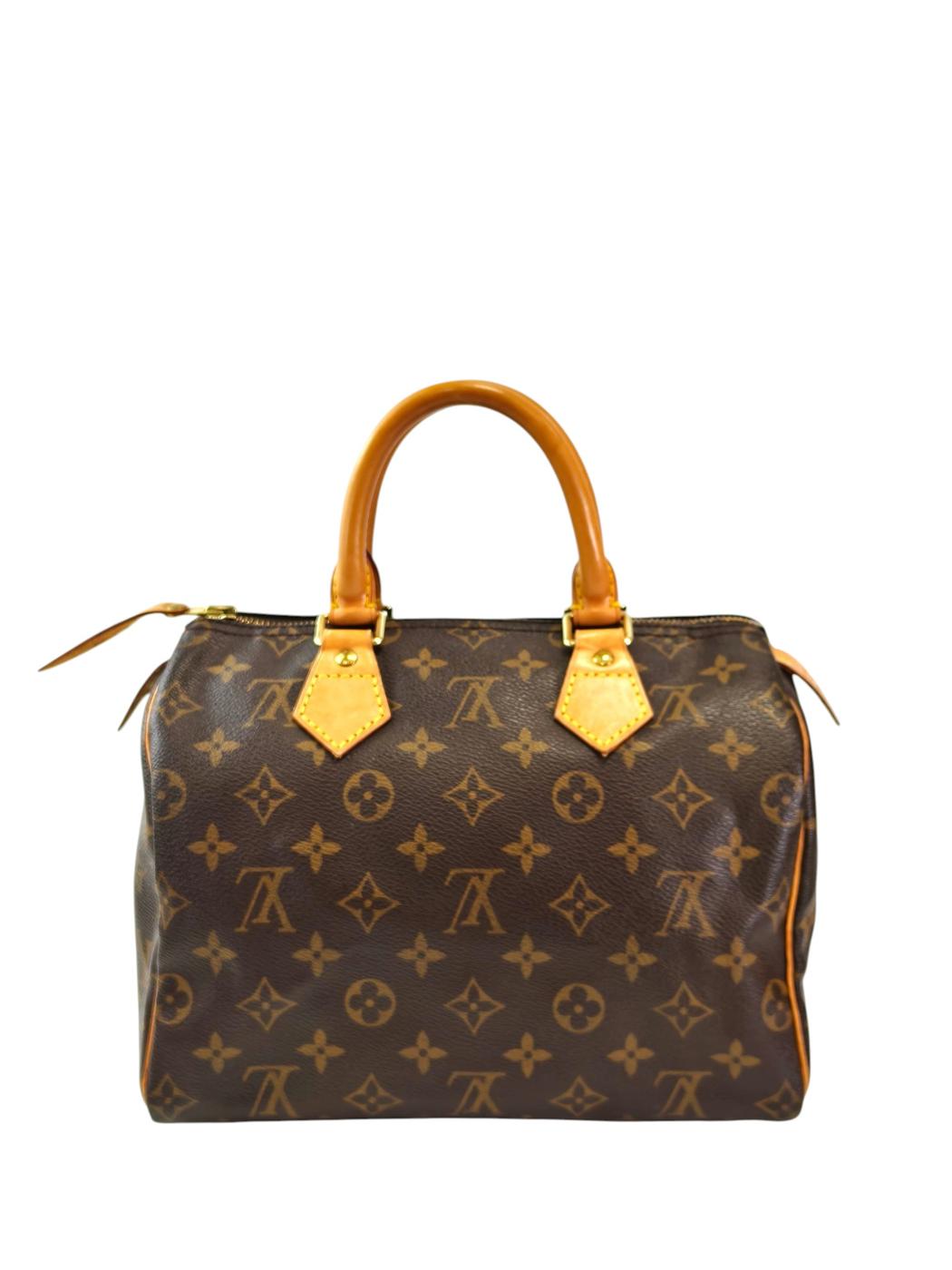 Louis Vuitton ルイ ヴィトン モノグラム スピーディ25 ハンドバッグ ブラウン  管理番号：11719