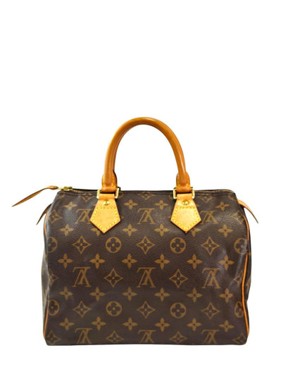 Louis Vuitton ルイ ヴィトン モノグラム スピーディ25 ハンドバッグ ブラウン  管理番号：11719