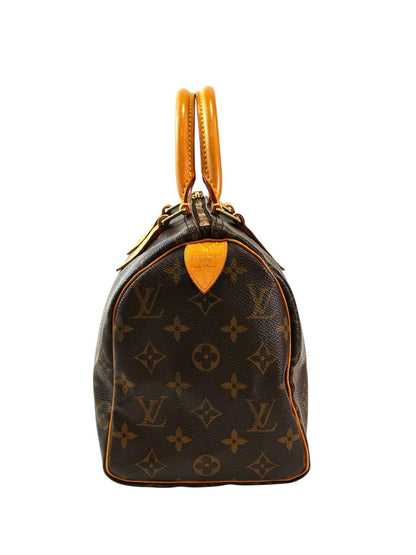 Louis Vuitton ルイ ヴィトン モノグラム スピーディ25 ハンドバッグ ブラウン  管理番号：11719