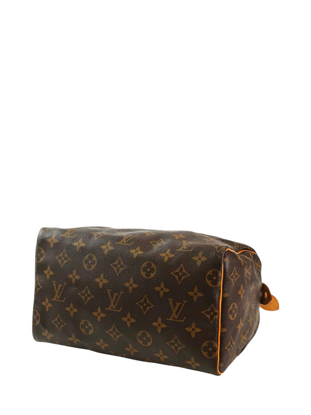 Louis Vuitton ルイ ヴィトン モノグラム スピーディ25 ハンドバッグ ブラウン  管理番号：11719