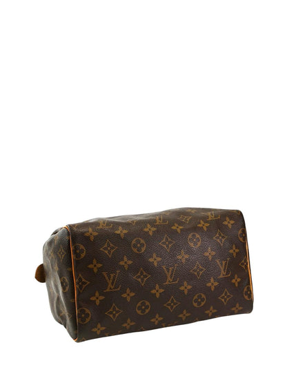 Louis Vuitton ルイ ヴィトン モノグラム スピーディ25 ハンドバッグ ブラウン  管理番号：11719