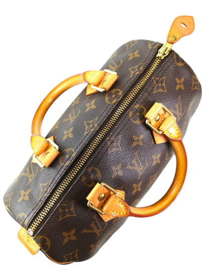 Louis Vuitton ルイ ヴィトン モノグラム スピーディ25 ハンドバッグ ブラウン  管理番号：11719
