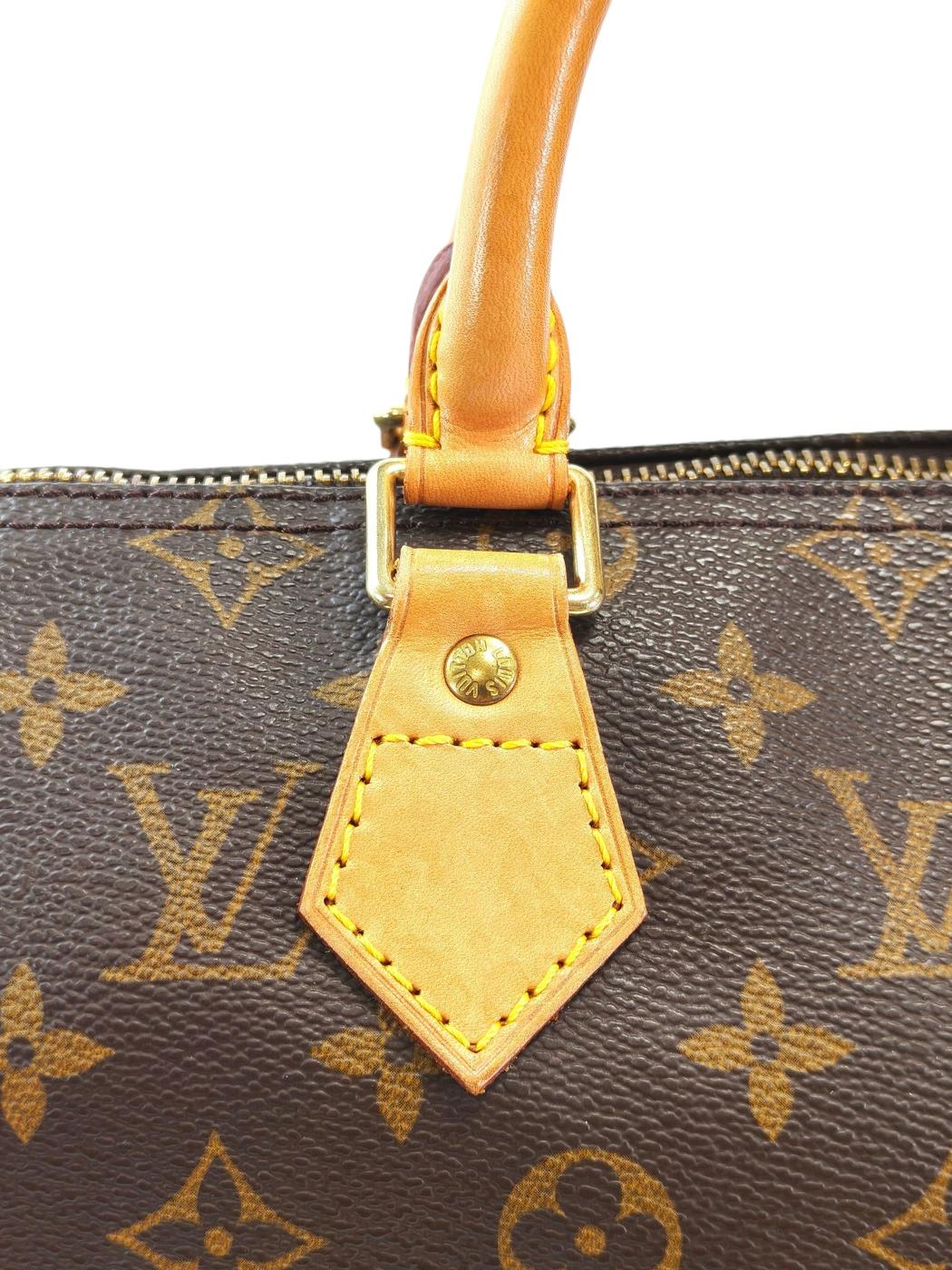 Louis Vuitton ルイ ヴィトン モノグラム スピーディ25 ハンドバッグ ブラウン  管理番号：11719