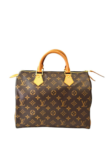 Louis Vuitton Monogram Speedy 30 M41526 TH0038 Brown 2008 Management No.: 11795