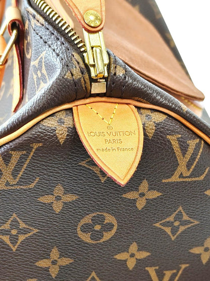 Louis Vuitton Monogram Speedy 30 M41526 TH0038 Brown 2008 Management No.: 11795