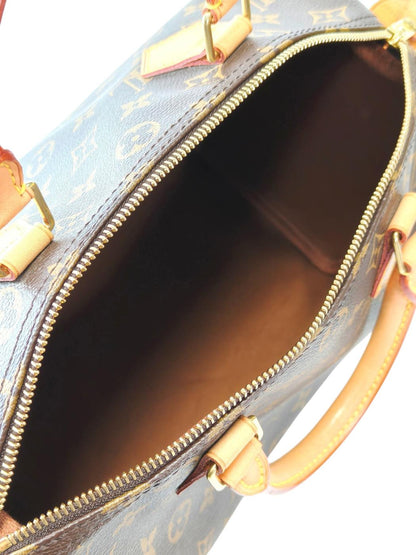 Louis Vuitton Monogram Speedy 30 M41526 TH0038 Brown 2008 Management No.: 11795