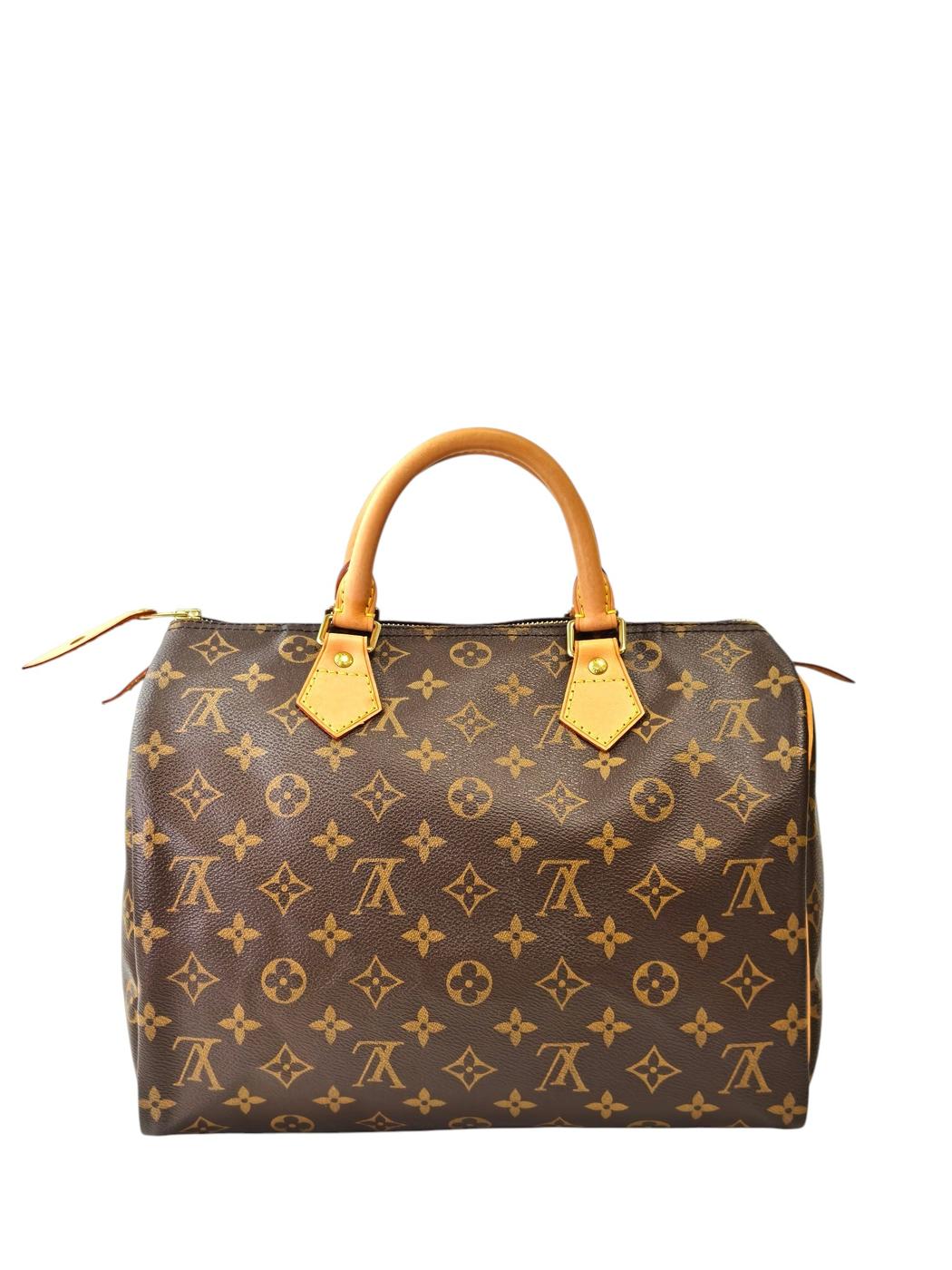 Louis Vuitton Monogram Speedy 30 M41526 TH0038 Brown 2008 Management No.: 11795