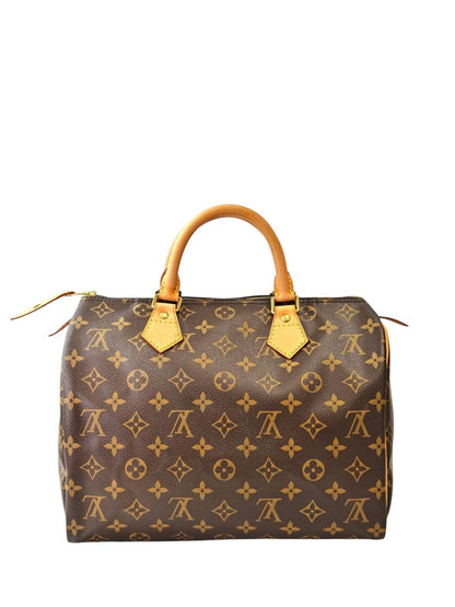 Louis Vuitton Monogram Speedy 30 M41526 TH0038 Brown 2008 Management No.: 11795