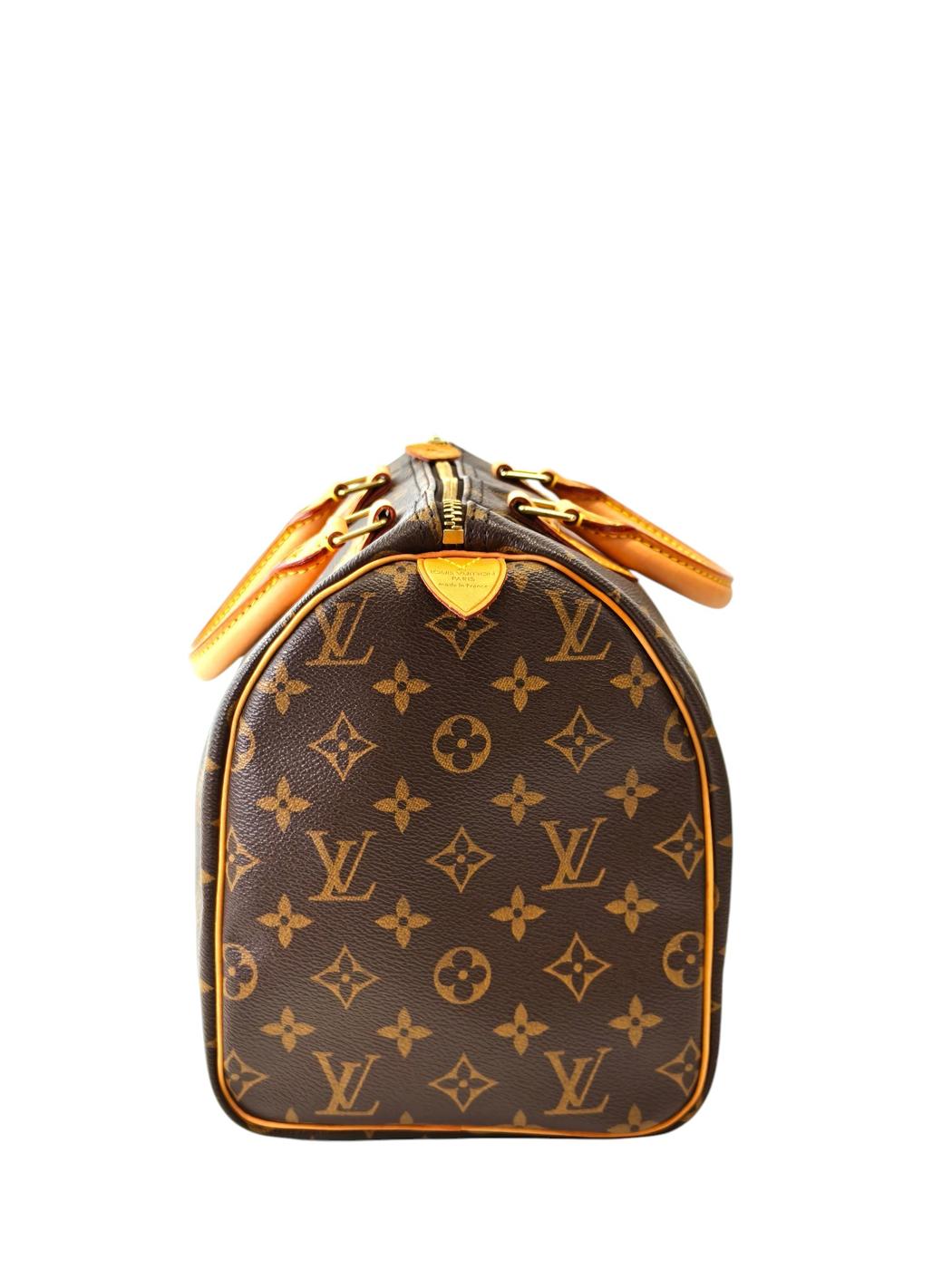 Louis Vuitton Monogram Speedy 30 M41526 TH0038 Brown 2008 Management No.: 11795
