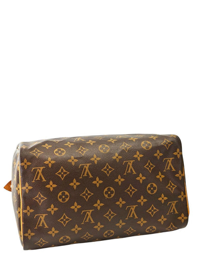 Louis Vuitton Monogram Speedy 30 M41526 TH0038 Brown 2008 Management No.: 11795