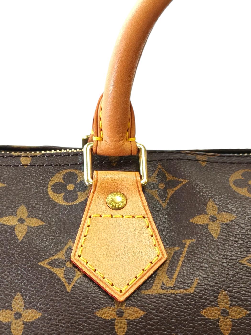 Louis Vuitton Monogram Speedy 30 M41526 TH0038 Brown 2008 Management No.: 11795