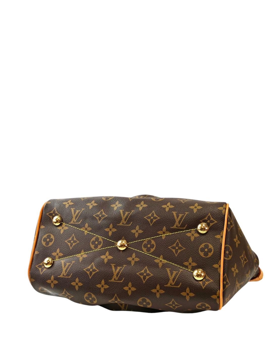 LV Louis Vuitton Monogram Tivoli PM M40143 Handbag Brown Management Number: 11832