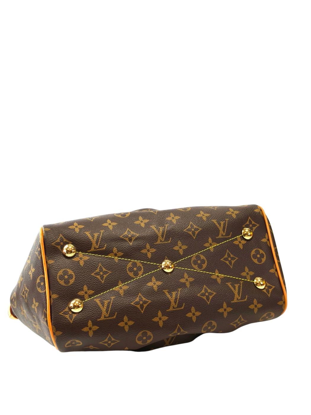 LV Louis Vuitton Monogram Tivoli PM M40143 Handbag Brown Management Number: 11832