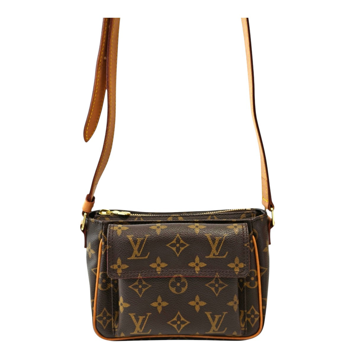 LV 路易威登 Monogram Viva-Cité PM M51165 单肩包 棕色 管理编号：11833