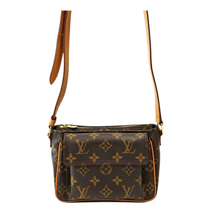 LV 路易威登 Monogram Viva-Cité PM M51165 单肩包 棕色 管理编号：11833