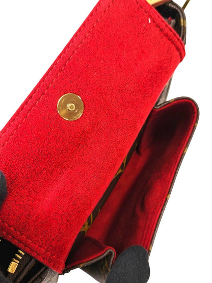 LV 路易威登 Monogram Viva-Cité PM M51165 单肩包 棕色 管理编号：11833