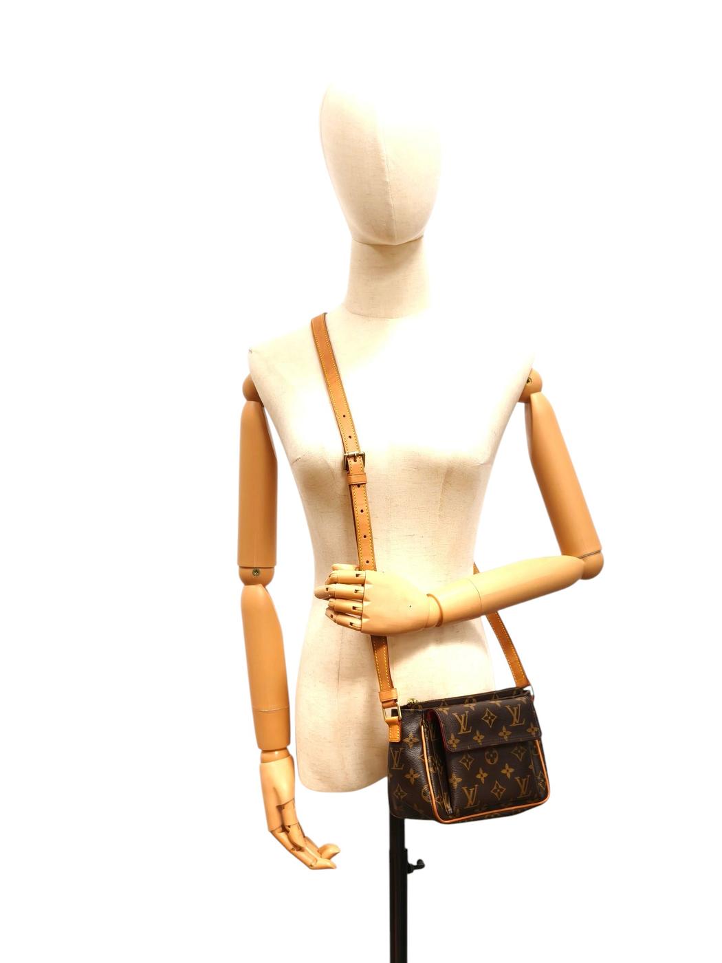 LV 路易威登 Monogram Viva-Cité PM M51165 单肩包 棕色 管理编号：11833