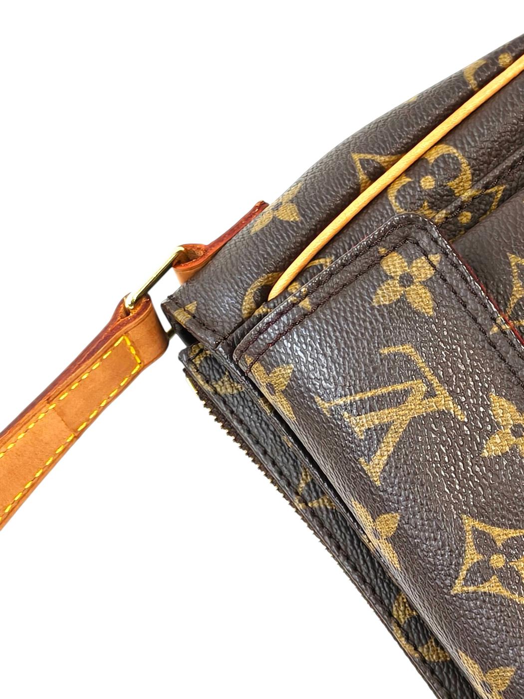 LV 路易威登 Monogram Viva-Cité PM M51165 单肩包 棕色 管理编号：11833