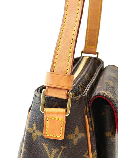 LV 路易威登 Monogram Viva-Cité PM M51165 单肩包 棕色 管理编号：11833